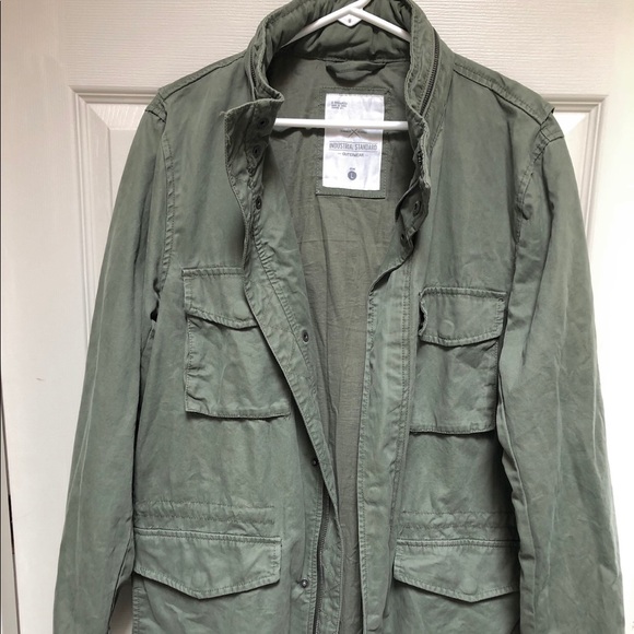 gap green utility jacket